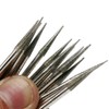 JINGLING 30Pcs 3.2mm Tapered Point Diamond Grinding Bit 1/8" Cone
