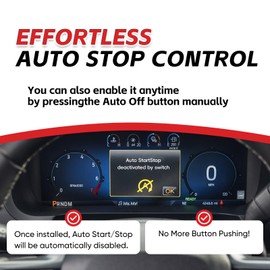 Auto Start Stop Eliminator for 2021-2026 Ford F150-Auto Stop Engine System Disabler/Canceller Device - Easy-Install and Plug & Play