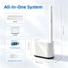 Disposable Toilet Brush – Hygienic Contact-Free, White
