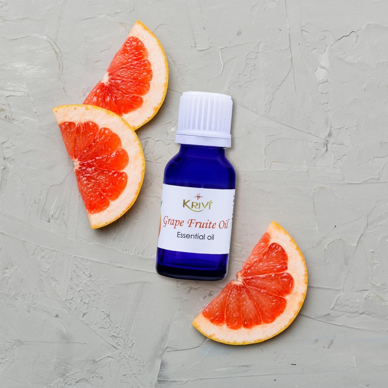 Krivi Grapefruit Essential Oil 15ml (Pack of 1)