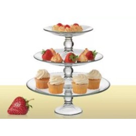 Crisa Bases Para Postres Cupcakes Pastel 3 Pisos Desmontable