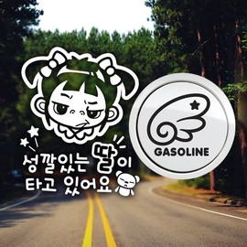 Jeje Deco P_Tempered Daughter Reflection+Fuel Filler Wing Left Gasoline B / P_성깔있는딸 반사+주유구날개좌측 가솔린B