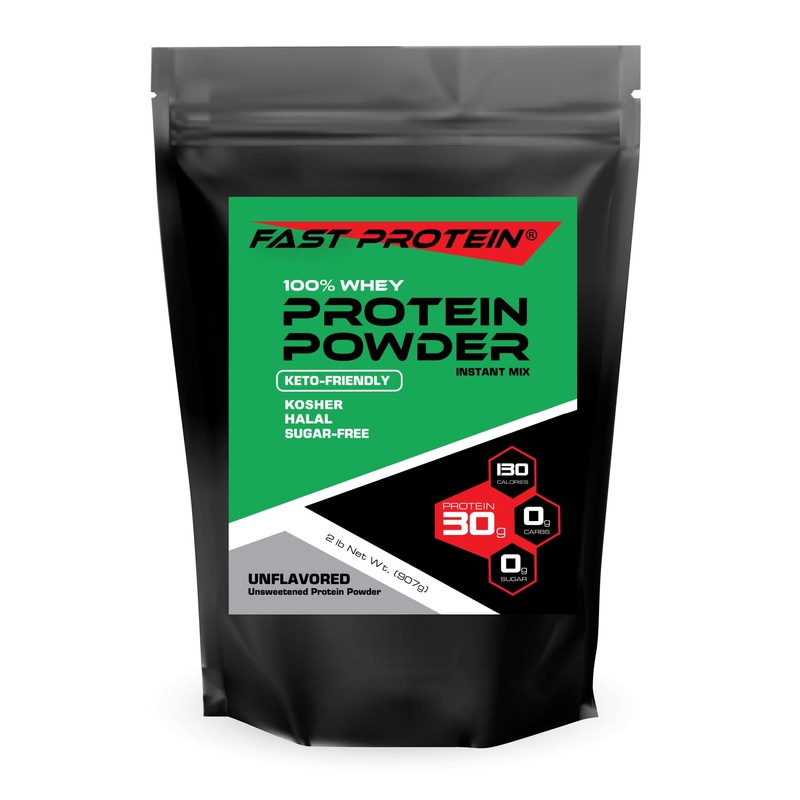 Whey Isolate Protein Powder Unflavored - 30g Protein Powder -