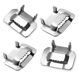 Independent Metal Strap Co., Inc. 5/8" stainless steel Type 201 buckles (100 per Box) Use with 5/8" SS Type 201 banding