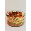 Mud Pie Glass Ingredients Bowl Set, 7 Layer Dip, bowl4