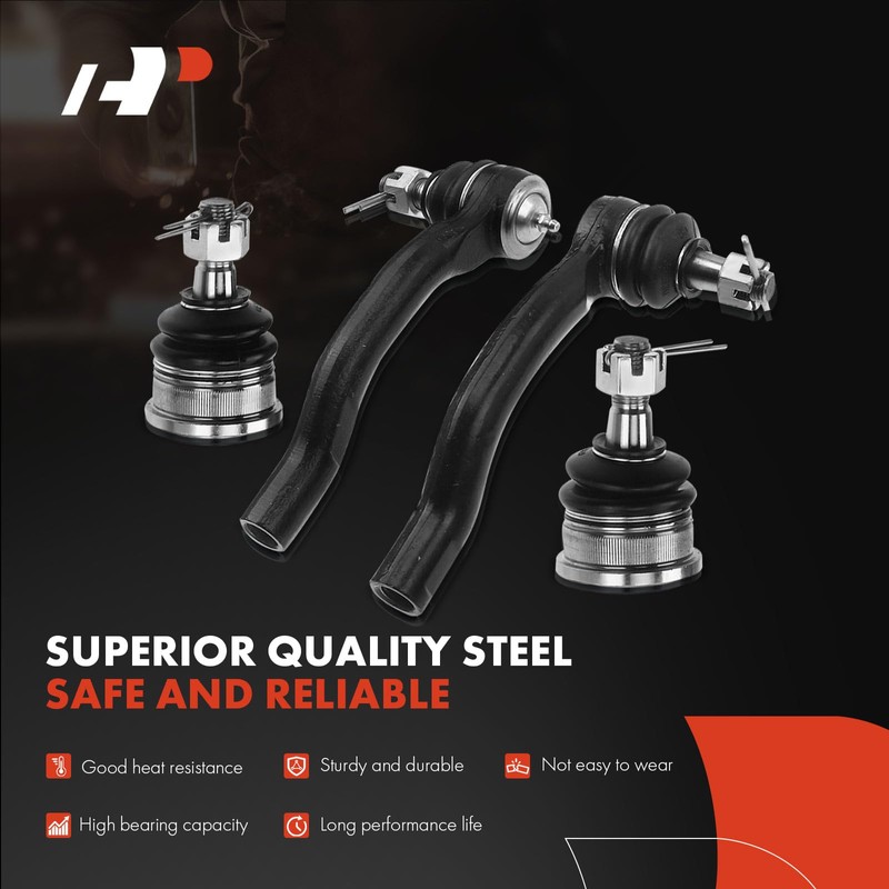 A-Premium Set of 6, Front Sway Bar Link, Upper Ball