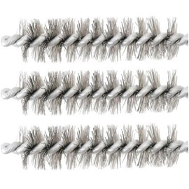 BGS 3078-12-S | Steel Brush | 3-Piece | 12 mm | Drive External Hexagon 6.3 mm (1/4 Inch) | Hole Wire Brushes | for BGS 3078