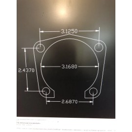 divebombers garage Gm 10 / 12 bolt With 9” Ford Bearings 1/8 Axle spacer Plates