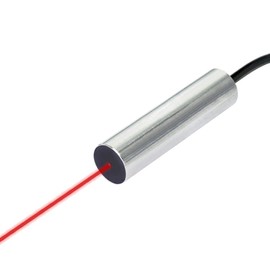 Quarton Red Circular Dot Laser Module VLM-635-60 LPO, Class 1, operating voltage 3-6 VDC, industrial laser dot application within 1 meter