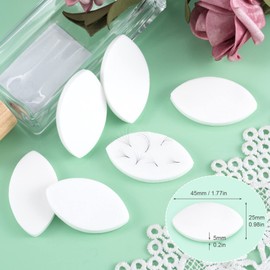 OIIKI Eye Shaped Practice Sponge, 10Pcs Lash Exercise Sponge, Practice Sponges, Lash Map Sponge for Beginners Makeup Eyelash Lash Extensions Supplies for Women,