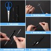 Outus 30 Pieces 0.7 mm Retractable Pen Refills Replacement Ballpoint