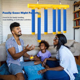 Reflex Stick Game - Hand Speed Challenge Toy for Kids & Adults, Reaction Time Training Tool for Hand Eye Coordination, Speed & Agility Training, Falling Sticks Catching Game with Adjustable Speed