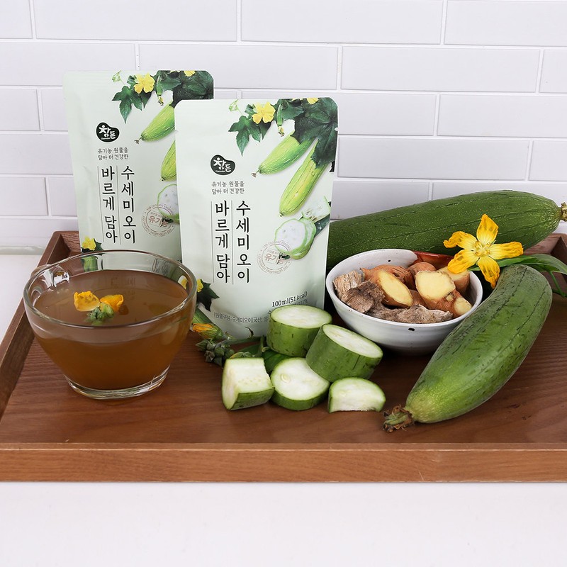 Chamden Organic Loofah Cucumber Properly Packed 100ml x 60 Packets