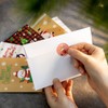 Set of 6 Christmas Cards with Envelopes, Mini Christmas Cards,