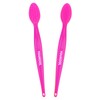 Lip Scrub Brush,Double-Sided Silicone Exfoliating Lip Brush Tool for Smoother