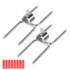 CPROSP 2pcs Rotisserie Meat Fork with Diameter 15 mm, Meat