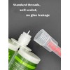 Dual barrel mixing nozzle, 20 double epoxy spray gun nozzles,