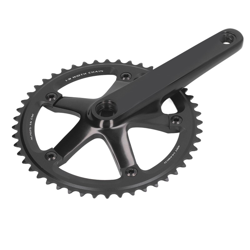 Aluminum Alloy 144 BCD 48T Single Speed Crankset Bike Crank