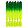 Extensiones Kanekalon, Pelo Sintético, Trenzas, 60 Cm