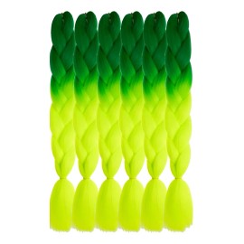 Extensiones Kanekalon, Pelo Sintético, Trenzas, 60 Cm