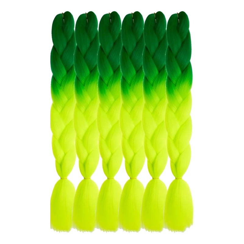 Extensiones Kanekalon, Pelo Sintético, Trenzas, 60 Cm