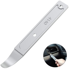 Kathleno 4140 Pry Tool, Pry Bar Trim Removal Tool Pry Tool, Pocket Mini Pry Bar, Door Panel Removal Tool, Removing Auto Trim Interior and Exterior Parts for Planes