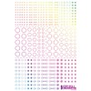 Haikyu Parts Accent Decal A Foil Holo Silver 1 Piece