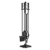 Fire Beauty Fireplace Tools Set 5 Pieces Wrought Iron Fireset