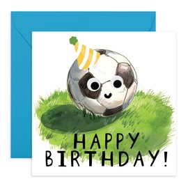 Central 23 Birthday Cards And Envelopes - Football Birthday - Boy Birthday Cards For Son Nephew Grandson - Happy Birthday Card For Him Her - Comes With Fun Stickers