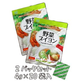 Heisei Vegetable Bouillon (No Chemical Seasoning) 40 Bags (20 Bags x 2)
