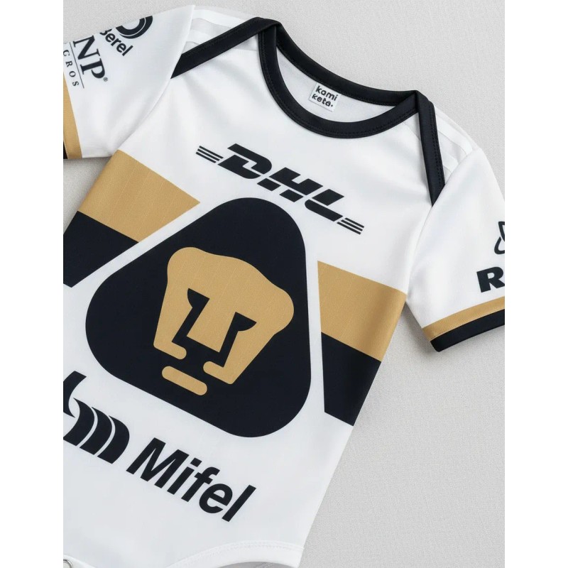 Pañalero Pumas Unam Mameluco Futbol Jersey Bebé