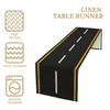 Railroad Track Aisle Table Runner Train Party Decorations Empty Highway