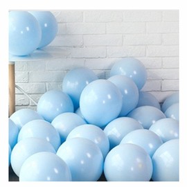 100 Pcs 5 Inch Baby Blue Mini Macaron Pastel Latex Balloons,Small Balloons Decorative Latex Balloons for Valentines Baby Shower Birthday Party Wedding Engagement Anniversary Xmas Festival Decor