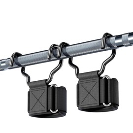 PengLAI Gym Grips – A Pair of Weight lifting Straps for Deadlifts, Barbell Rows, Pull-Ups & Strength Training | Powerlifting & Bodybuilding Workout Equipment