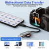 SD Card Reader 3 in 1, SD/TF Card Reader and