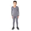 EVERYDAY KIDS Boys Dark Gray Thermal Top and Bottom Underwear