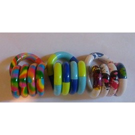 Tangle Jr. Original & Artist Collection Fidget Toys Set of 3! Colors Vary