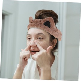 SAFIGLE Cute Cat Ears Headband for Women Makeup Skincare Face Washing Headband Adorable Animal Design for Spa Facial Care and Parties Comfortable Material