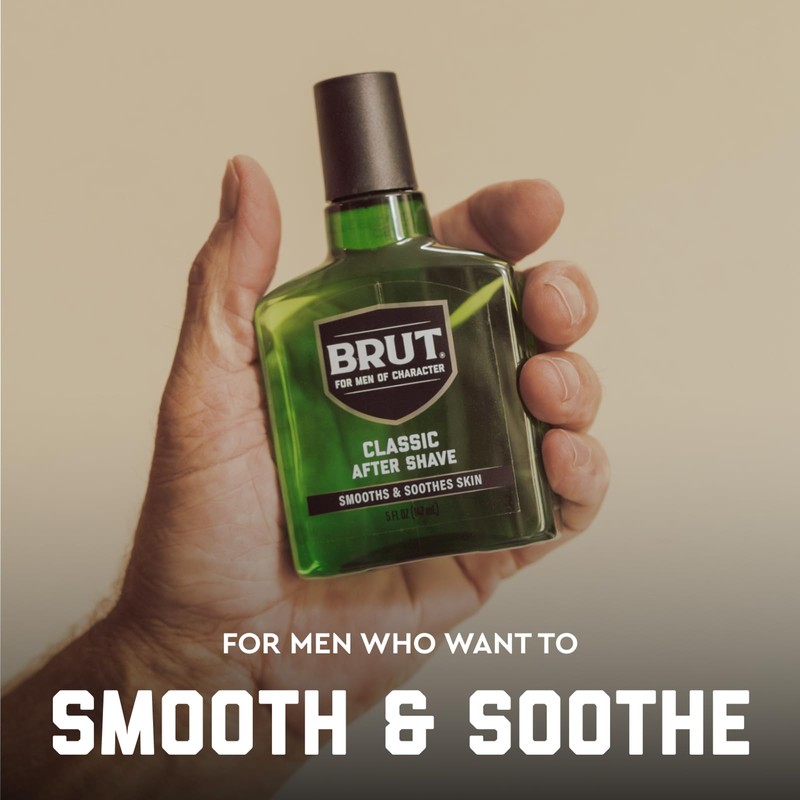 Brut Classic After Shave for Men - Absorbs Quickly to