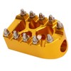 Motorcycle Gear Shifter Peg 360° Roating Anti Slip Golden Shift