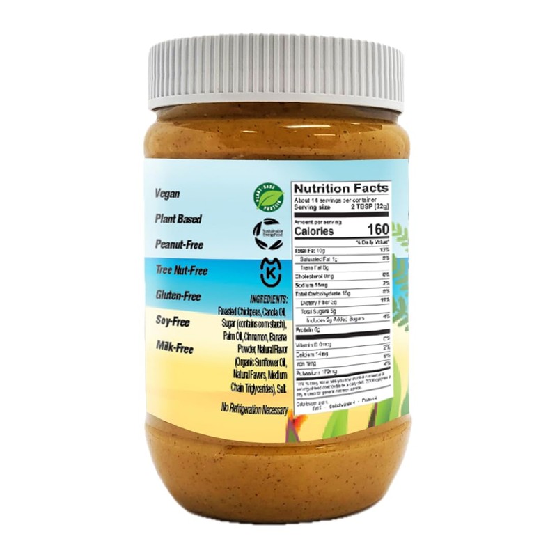 Banana Cinnamon Chickpea Butter Spread (16 Oz)