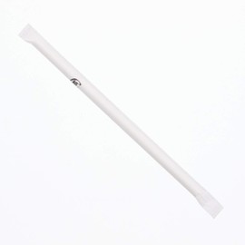 Shimojima Swan Paper Straws, White, Single Bag, Pack of 200, 004712932