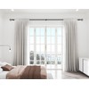 KAMANINA Black Curtain Rod for Windows 66 to 120 Inch