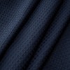 No Hooks Required Dotted Waffle Weave Shower Curtain with Snap
