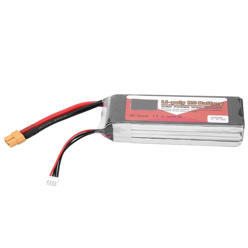 ZOP POWER 3S 11.1V 3500mAh 60C Rechargeable LiPo Battery with