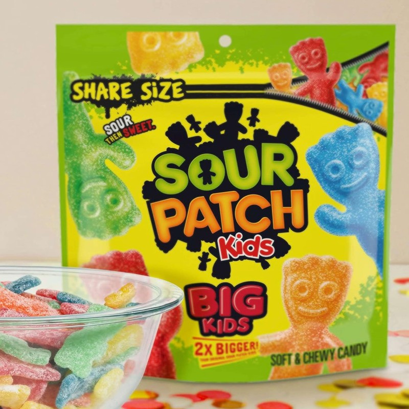 SOUR PATCH KIDS Big Kids Soft & Chewy Candy, Share