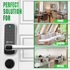 Smart Door Lock, OLUMAT Keyless Entry Door Lock Fingerprint Door