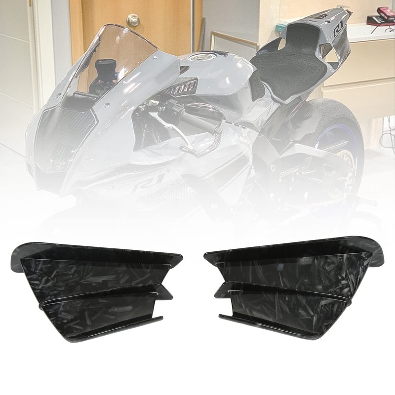 KIMISS Aerodynamic Wings, Motorcycle Side Spoiler, Front Panel, Aerodynamic Winglets
