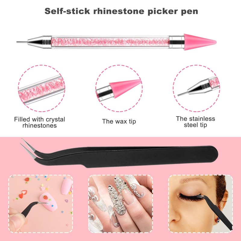 Rhinestone Picker Dotting Pen 7 PCS