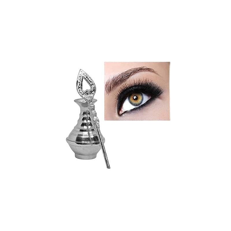 Stainless Steel Silver Surmadani Surmaholder, Surmedani 4.0 Inch, for Wedding